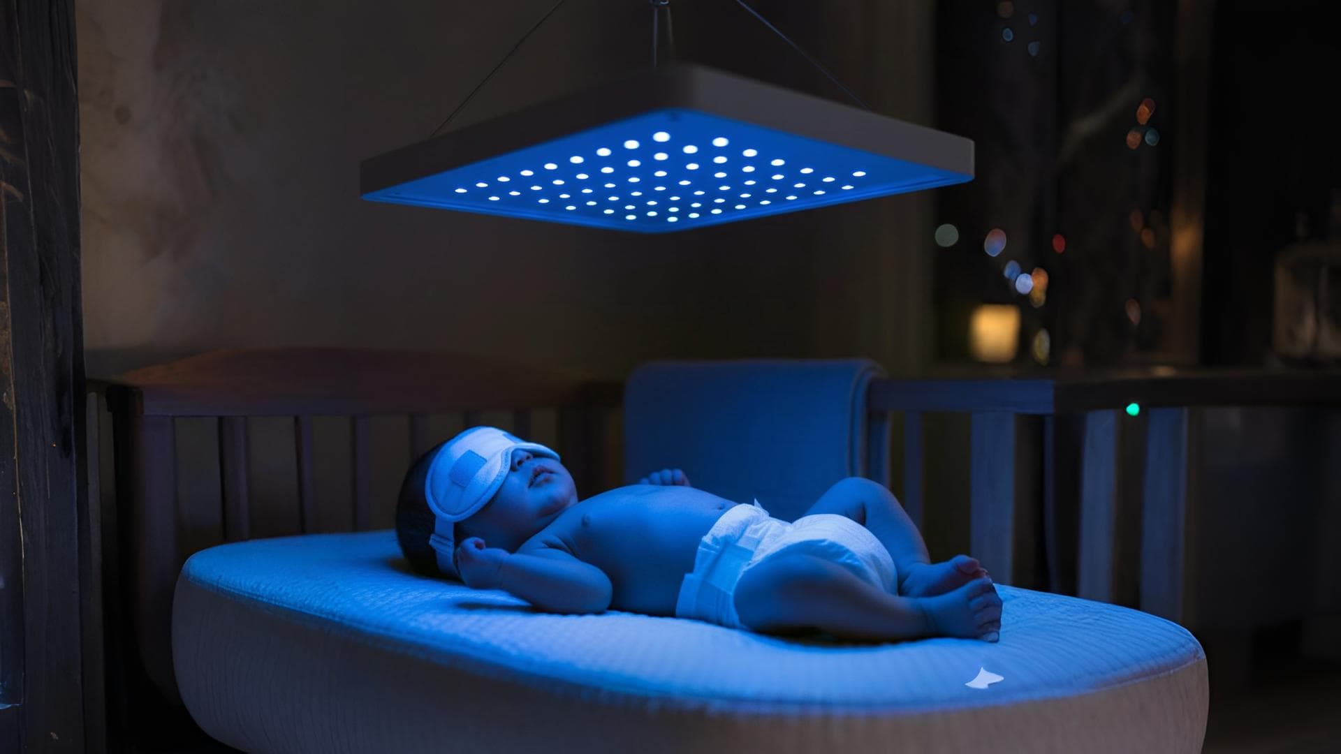 Phototherapy lamp for newborn care